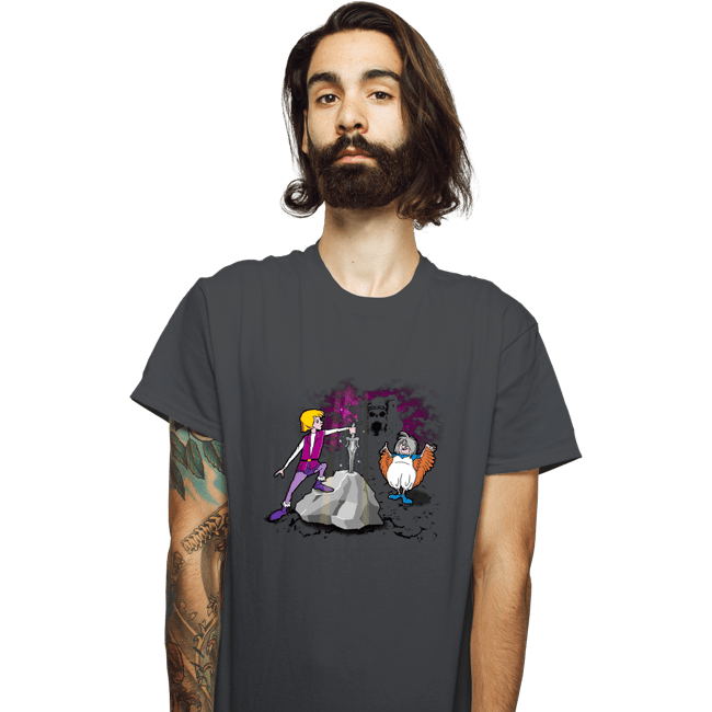 Secret_Shirts T-Shirts, Unisex / Small / Charcoal Sword In The Grayskull