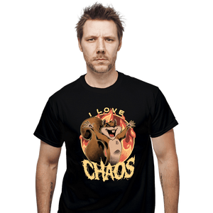 Shirts T-Shirts, Unisex / Small / Black I Love Chaos!