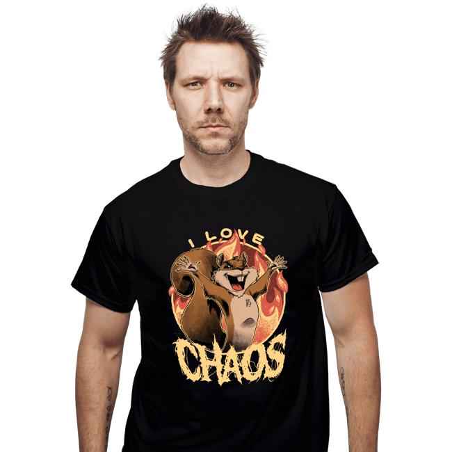 Shirts T-Shirts, Unisex / Small / Black I Love Chaos!
