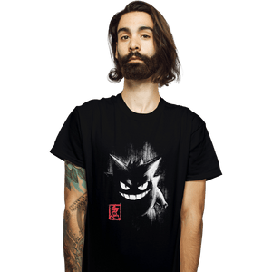 Shirts T-Shirts, Unisex / Small / Black Gengar Ink