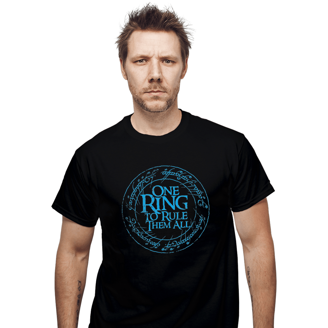 Shirts T-Shirts, Unisex / Small / Black The One Ring