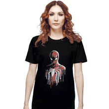 Load image into Gallery viewer, Shirts T-Shirts, Unisex / Small / Black Watercolor Spider
