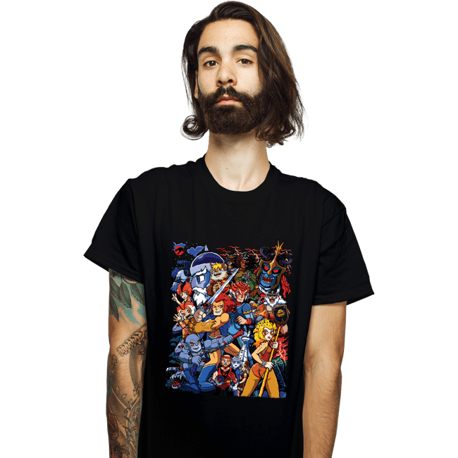 Daily_Deal_Shirts T-Shirts, Unisex / Small / Black Thundercats VS Pilgrim
