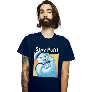 Shirts T-Shirts, Unisex / Small / Navy Stay Puft!