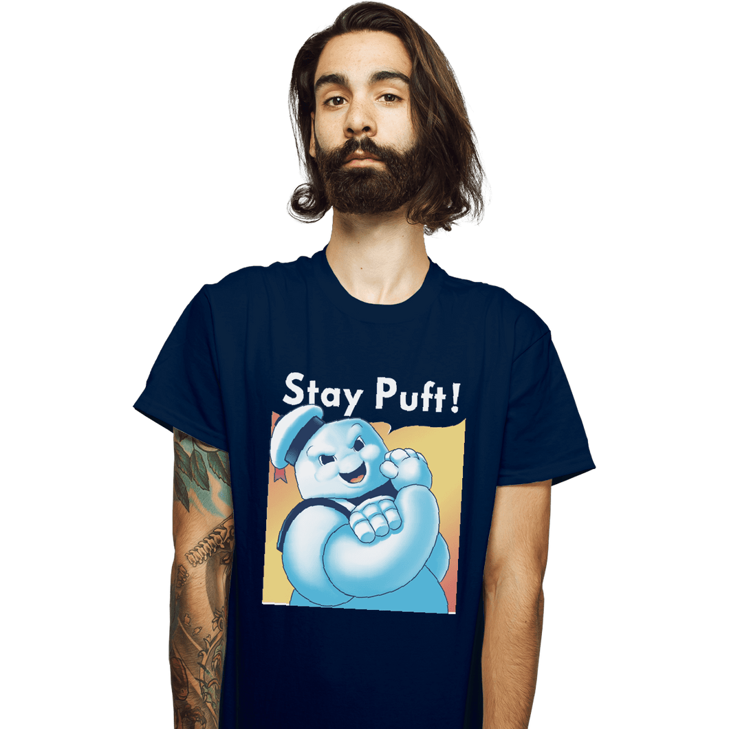 Shirts T-Shirts, Unisex / Small / Navy Stay Puft!