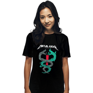 Shirts T-Shirts, Unisex / Small / Black The Twin Snakes