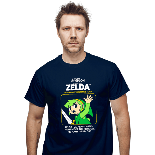 Daily_Deal_Shirts T-Shirts, Unisex / Small / Navy Not Zelda