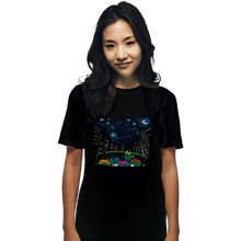 Load image into Gallery viewer, Daily_Deal_Shirts T-Shirts, Unisex / Small / Black Starry City Night
