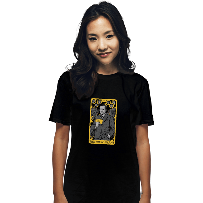 Shirts T-Shirts, Unisex / Small / Black Tarot The Hierophant