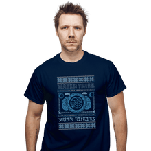 Load image into Gallery viewer, Shirts T-Shirts, Unisex / Small / Navy Water Tribe Ugly Sweater
