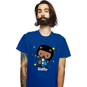 Daily_Deal_Shirts T-Shirts, Unisex / Small / Royal Blue Hello