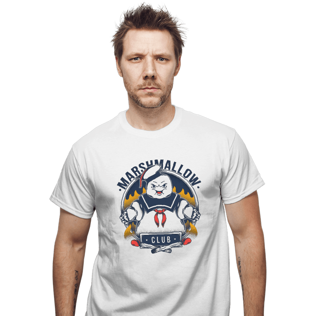 Shirts T-Shirts, Unisex / Small / White Marshmallow Club