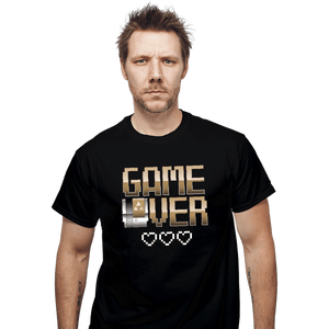 Shirts T-Shirts, Unisex / Small / Black Game Over