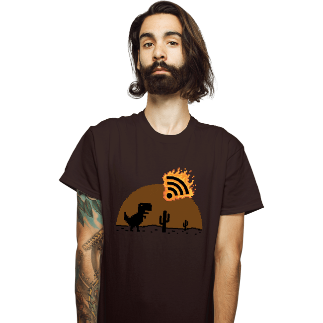 Shirts T-Shirts, Unisex / Small / Dark Chocolate Apocalypsis Signal