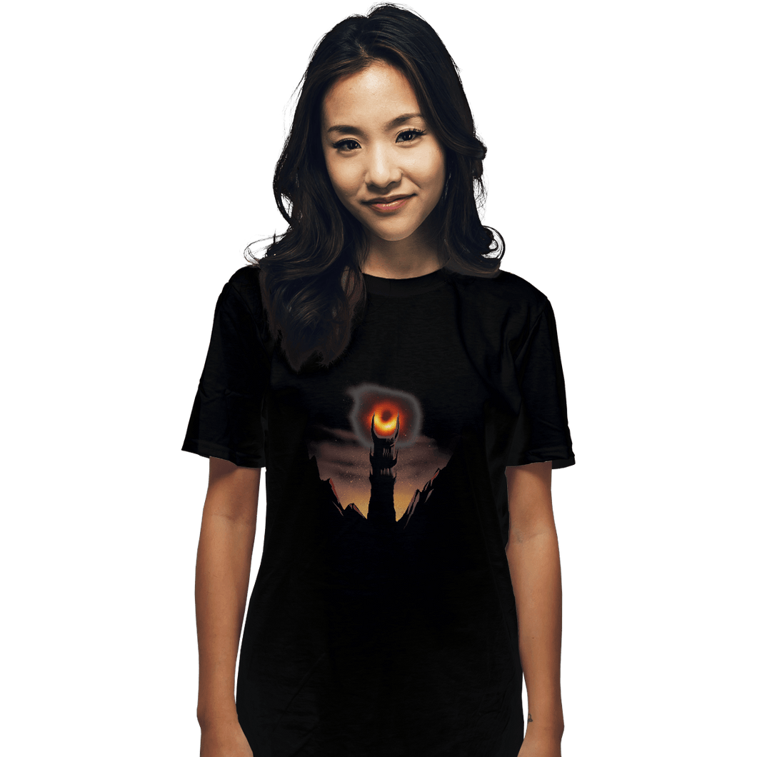 Shirts T-Shirts, Unisex / Small / Black Black Hole Sauron
