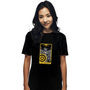 Shirts T-Shirts, Unisex / Small / Black Tarot The Emperor