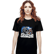 Load image into Gallery viewer, Daily_Deal_Shirts T-Shirts, Unisex / Small / Black Godzilla VS Megazord
