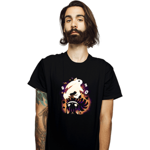 Daily_Deal_Shirts T-Shirts, Unisex / Small / Black Cheshire White Rabbit