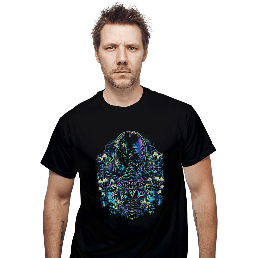 Shirts T-Shirts, Unisex / Small / Black Welcome To The Crypt
