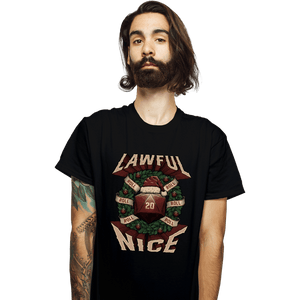 Shirts T-Shirts, Unisex / Small / Black Lawful Nice Christmas