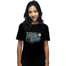 Load image into Gallery viewer, Shirts T-Shirts, Unisex / Small / Black Starry Robot
