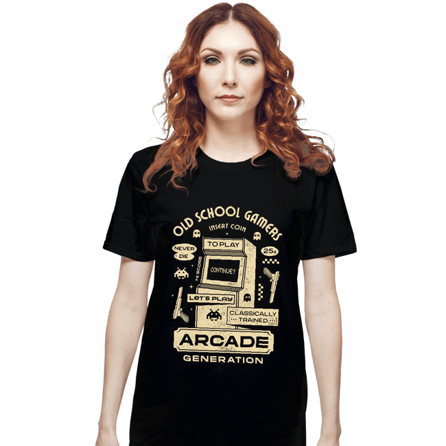 Shirts T-Shirts, Unisex / Small / Black Arcade Gamers