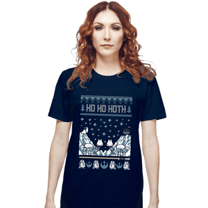 Shirts T-Shirts, Unisex / Small / Navy Ho Ho Hoth
