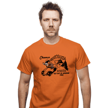 Load image into Gallery viewer, Secret_Shirts T-Shirts, Unisex / Small / Orange Get Out Of Arkham Card
