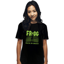 Load image into Gallery viewer, Daily_Deal_Shirts T-Shirts, Unisex / Small / Black Back In Green

