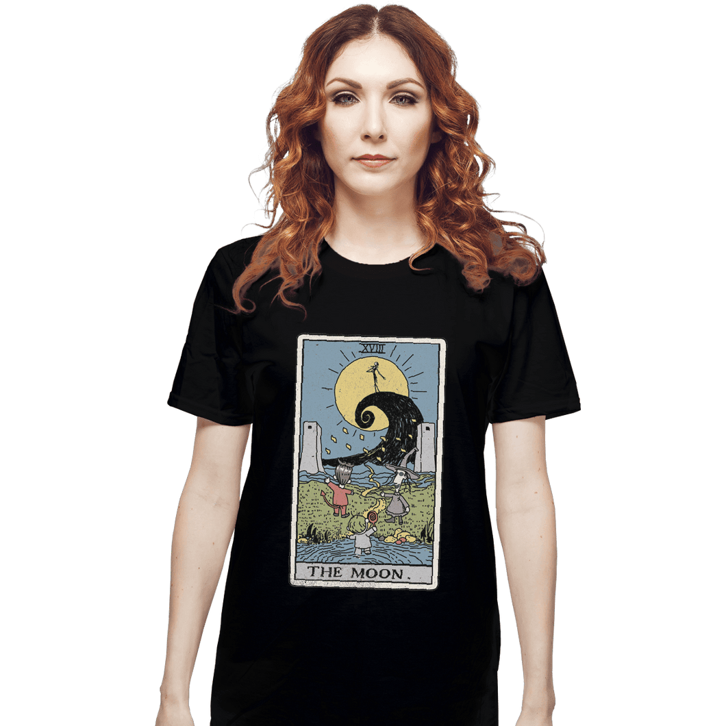 Shirts T-Shirts, Unisex / Small / Black The Moon