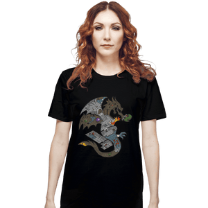 Shirts T-Shirts, Unisex / Small / Black Dungeons In Dragons