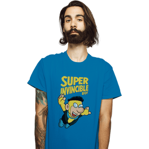 Secret_Shirts T-Shirts, Unisex / Small / Sapphire Super Invicible Boy