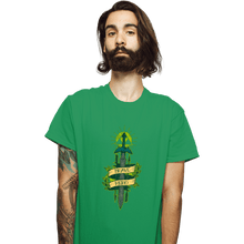 Load image into Gallery viewer, Shirts T-Shirts, Unisex / Small / Irish Green Brave Hero
