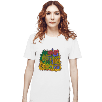 Secret_Shirts T-Shirts, Unisex / Small / White Light World Map