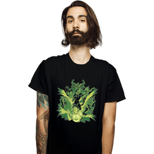 Shirts T-Shirts, Unisex / Small / Black Alien Hero