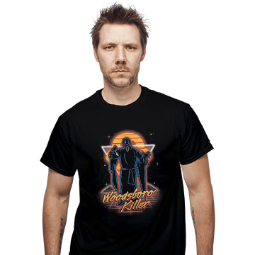 Shirts T-Shirts, Unisex / Small / Black Retro Woodsboro Killer