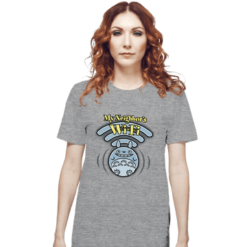 Shirts T-Shirts, Unisex / Small / Sports Grey My Neighbors Wifi