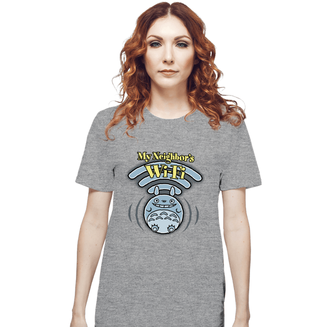 Shirts T-Shirts, Unisex / Small / Sports Grey My Neighbors Wifi