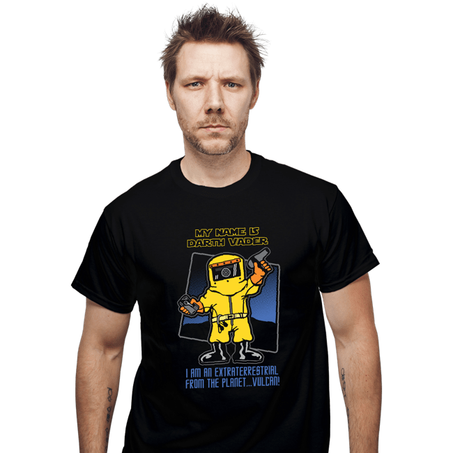 Secret_Shirts T-Shirts, Unisex / Small / Black Vader From Vulcan