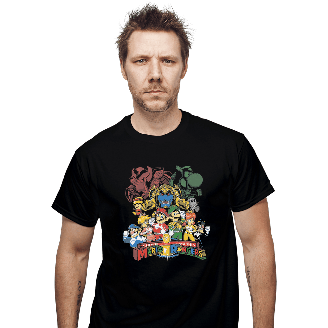 Shirts T-Shirts, Unisex / Small / Black Mushroom Rangers