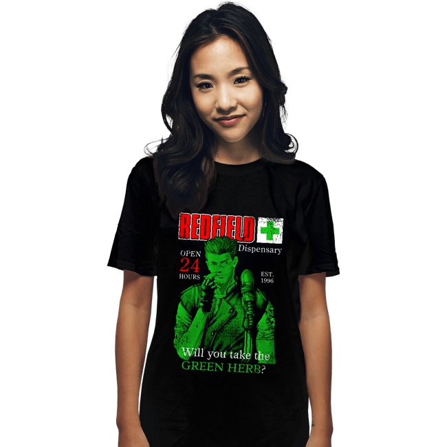 Last_Chance_Shirts T-Shirts, Unisex / Small / Black Redfield Green Herb