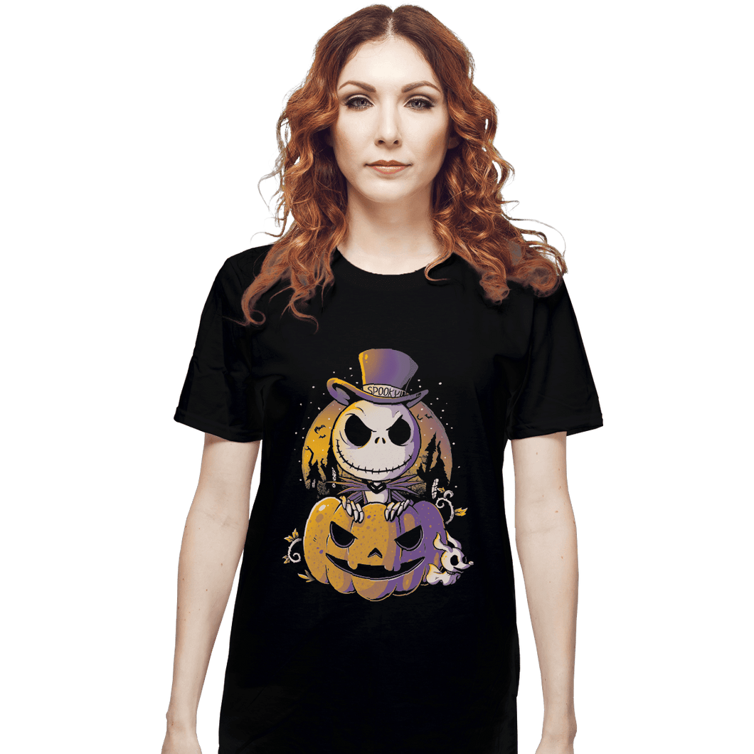 Shirts T-Shirts, Unisex / Small / Black Spooky Jack