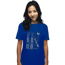 Load image into Gallery viewer, Daily_Deal_Shirts T-Shirts, Unisex / Small / Royal Blue Lightside Schematics

