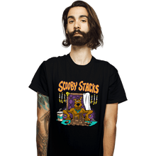 Load image into Gallery viewer, Daily_Deal_Shirts T-Shirts, Unisex / Small / Black Scooby Stacks
