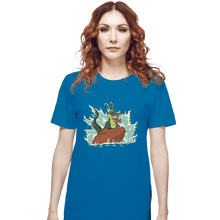 Load image into Gallery viewer, Secret_Shirts T-Shirts, Unisex / Small / Sapphire The Little Alligator
