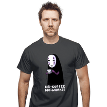 Load image into Gallery viewer, Daily_Deal_Shirts T-Shirts, Unisex / Small / Charcoal No Face No Coffee
