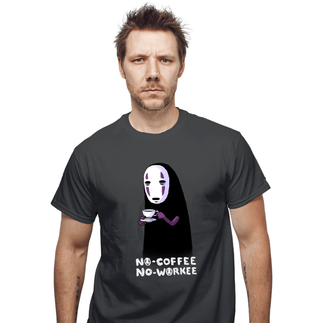 Daily_Deal_Shirts T-Shirts, Unisex / Small / Charcoal No Face No Coffee