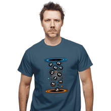 Load image into Gallery viewer, Shirts T-Shirts, Unisex / Small / Indigo Blue Soot Portals

