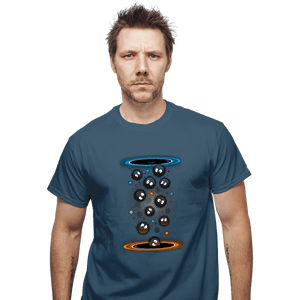 Shirts T-Shirts, Unisex / Small / Indigo Blue Soot Portals