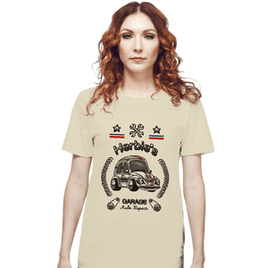 Shirts T-Shirts, Unisex / Small / Natural Herbie's Garage Auto Repair